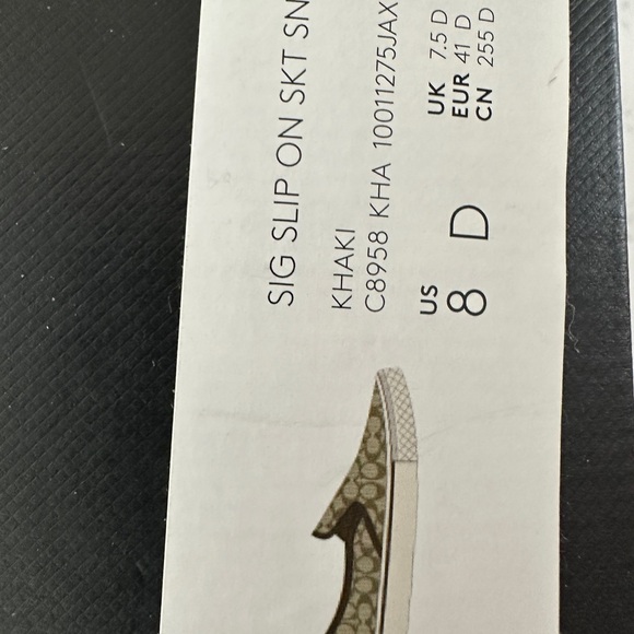 Men’s Coach Signature Sneakers - Picture 8 of 8